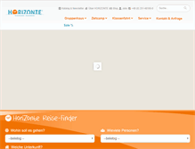 Tablet Screenshot of horizonte-reisen.de
